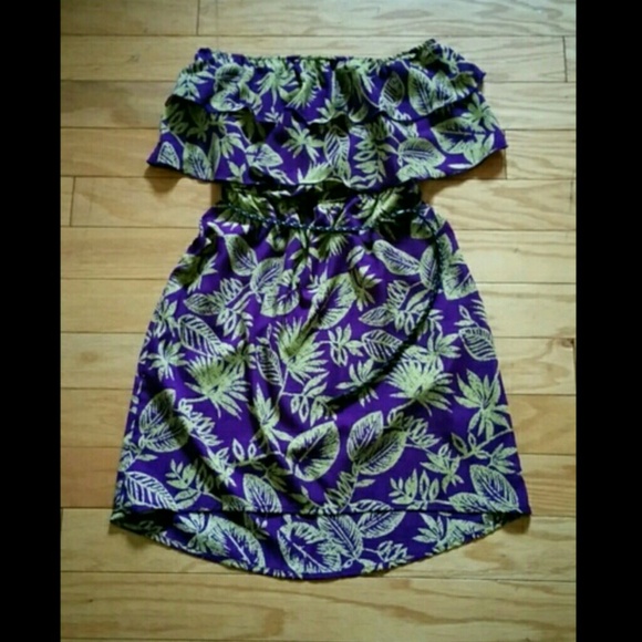 ✌SOLD✌Summer Mini High-Low Dress w/ Belt & Pockets - Picture 1 of 1