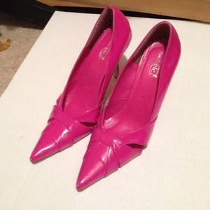 Hot pink heels