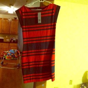 French Connection striped dress, size 10.