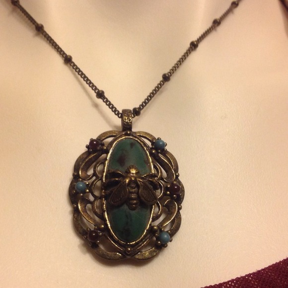 🚫SOLD🚫 Costume necklace with bug