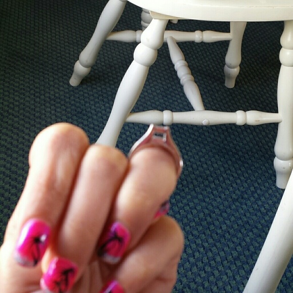 1 and 1/5 14kt white gold diamond ring from Kay - Picture 3 of 4