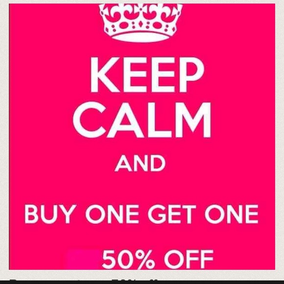 Buy one get one. Today only!