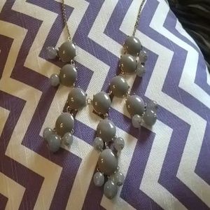 Grey Bubble Necklace