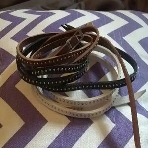 Set of Wrap Bracelets