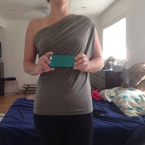 Riller & Fount asymmetrical, one shoulder top