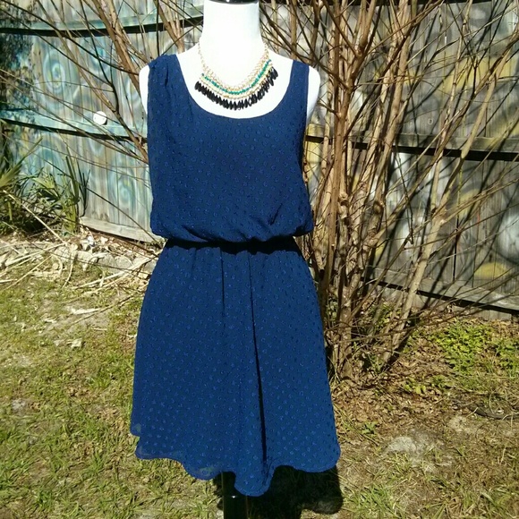 Lucca Couture xs navy blue dress