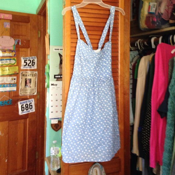 Cute Polka Dot Sun Dress from Hollister