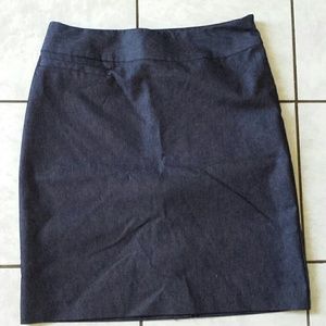 Dark Blue Pencil Skirt