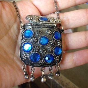 Necklace with long chain