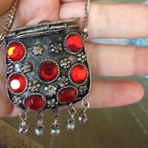 Necklace with long chain