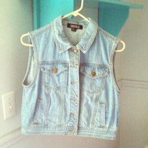 Forever 21 jean Jacket vest