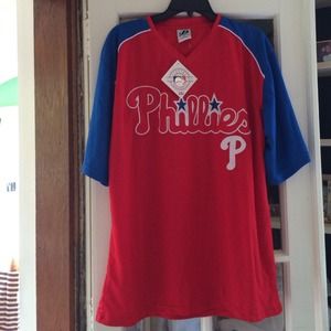 L Philadelphia Phillies mesh shirt