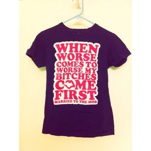 Married to the Mob tshirt