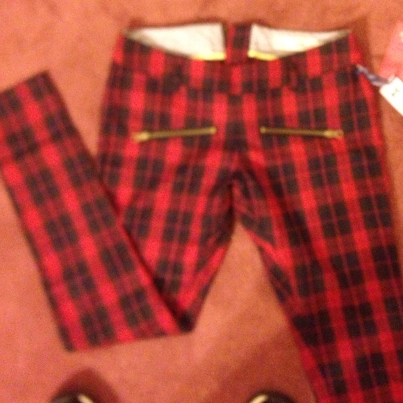 Plaid skinnys