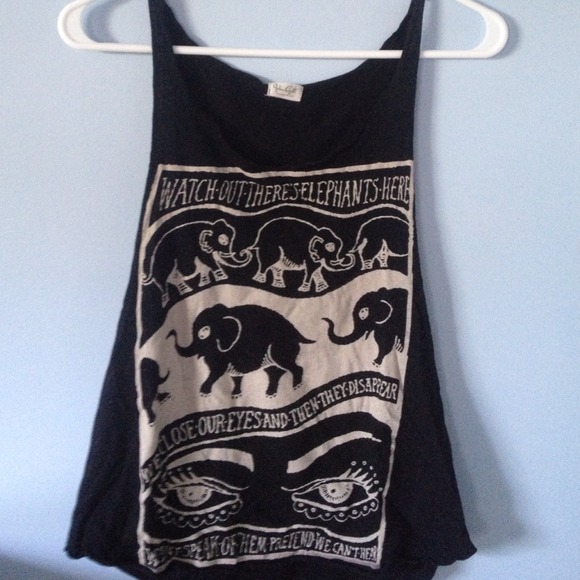 "Elephants" tanktop