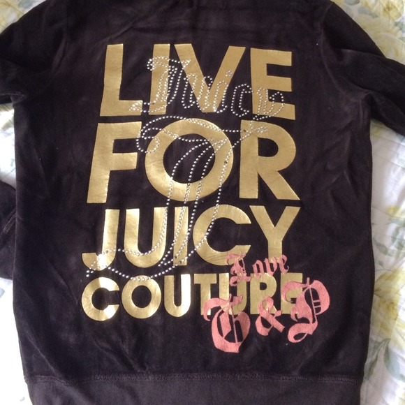 Brown Juicy Zip Up