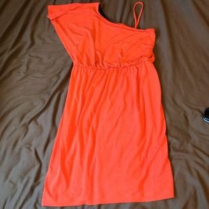 Dark Orange going out dress