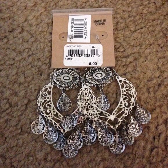 Silver Dangle Earring - Picture 2 of 2