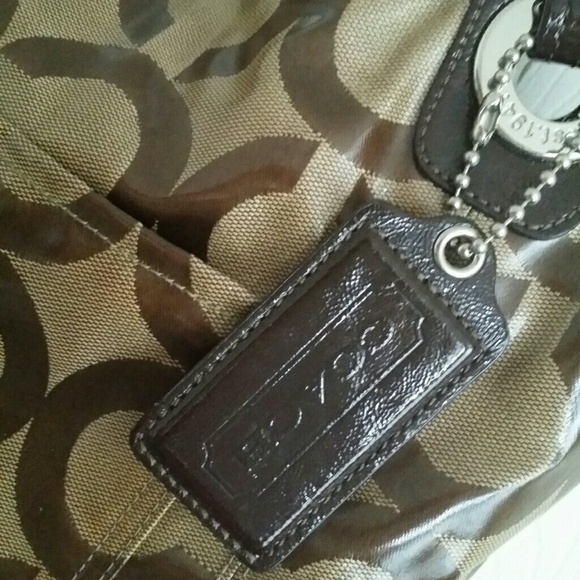 Coach brown tote - Picture 2 of 3