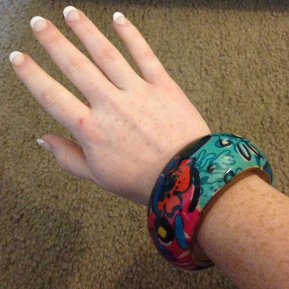 Colorful Chunky Bangle - Picture 3 of 3