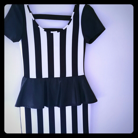 SALE!!! Black and white dress