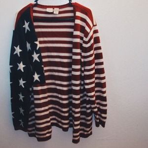 American Flag Cardigan
