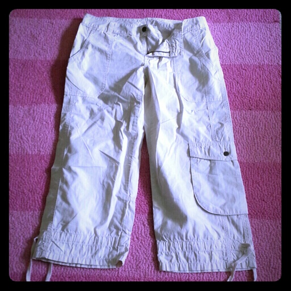 Victoria's Secret London Jeans Chimps Capris Sz 4