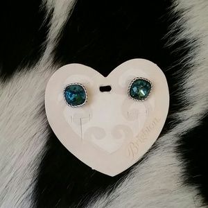 NIB Brighton Earrings Aqua