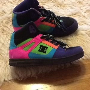 DC Colorful High Tops Sneakers