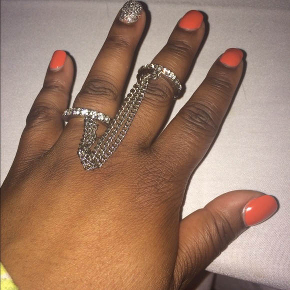Two finger chain ring