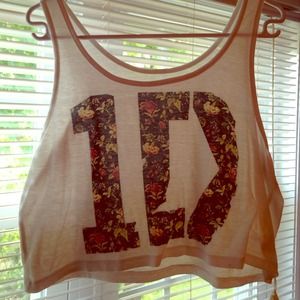 One direction tank top