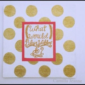 "What would Blair Waldorf do?" Pin board.
