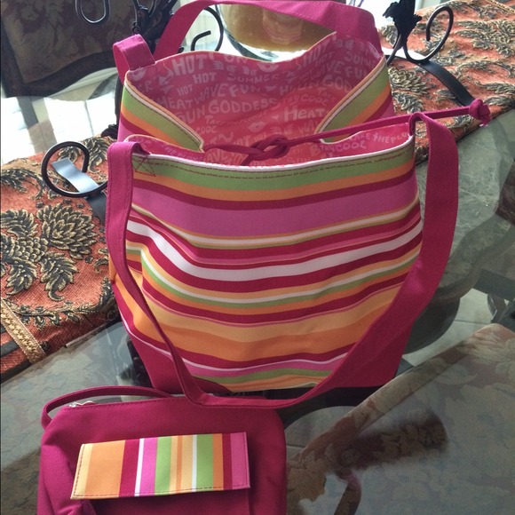 Tote/makeup tote & sm bag