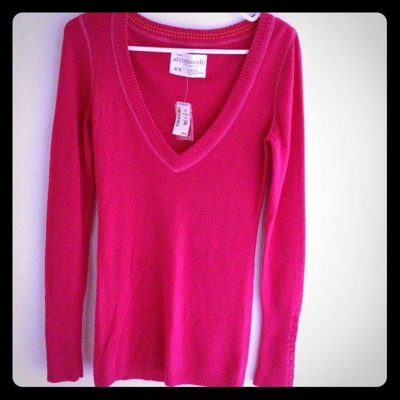 V-neck sweater
