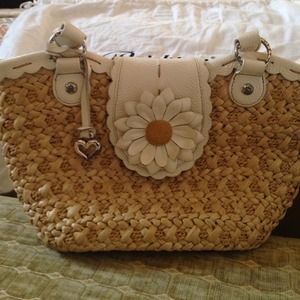 Brighton Straw Handbag. REDUCED PRICE!