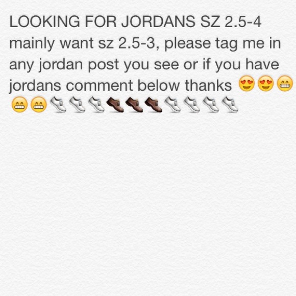 IN NEED OF JORDANS