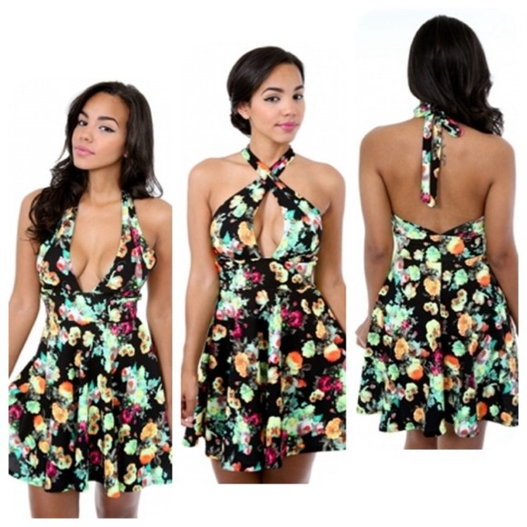 Floral Skater Dress