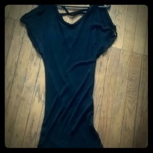 Criss cross back short sleeve top