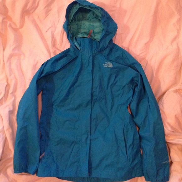 North face rain jacket youth large