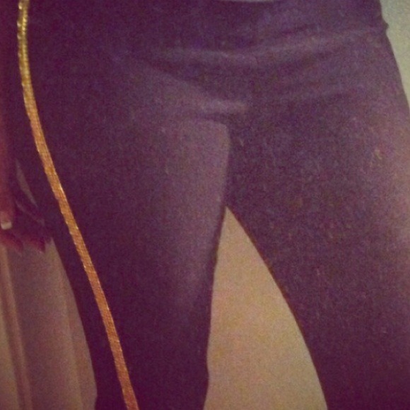 Black skinny slacks