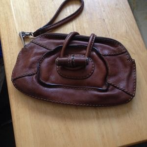 Brand New never used Leather Clutch Bag