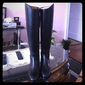 Ariat real leather black boots