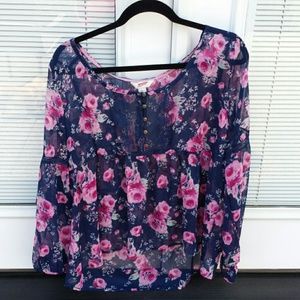 Flowy Flower Shirt