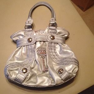 Silver handbag