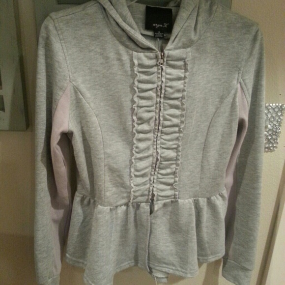 Aryn K Peplum Hoodie
