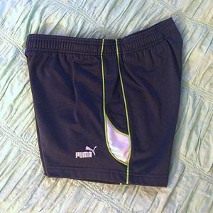 Puma Navy with Green Shorts