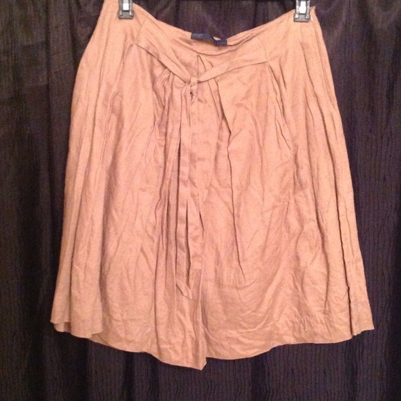 Linen skirt L 24  waist 30