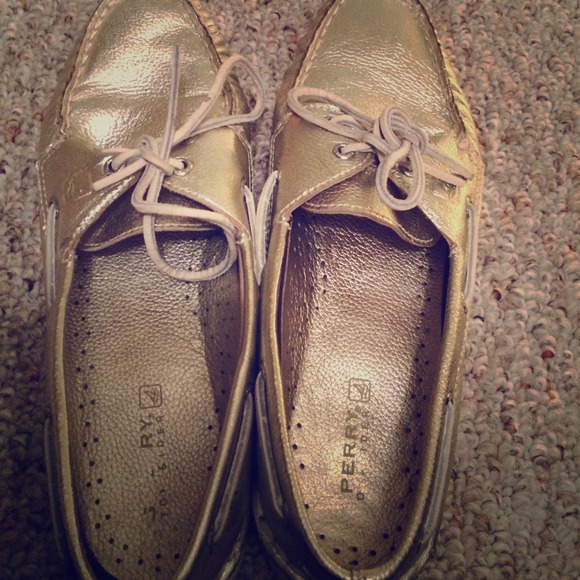 ⛵️Sperry Top-Siders in Gold⛵️