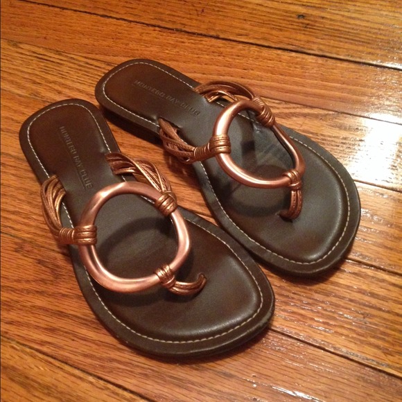 Bronze Montego Bay Club Sandals, size 5