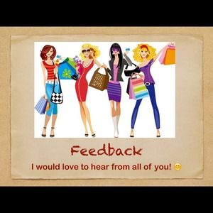 😊 Feedback page 😊